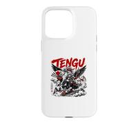 Tengu Japanese Crow Yokai Mountain Guardian Case for iPhone 15 Pro Max