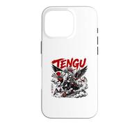 Tengu Japanese Crow Yokai Mountain Guardian Case for iPhone 16 Pro
