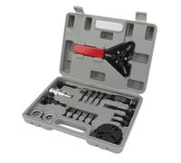TengXiCLP 20pcs Air Conditioning Clutch Remover, Heavy Duty AC Compressor Clutch Rebuild Tool with Adjustable Clamp Jaws, for Car Repair and Auto Service Shops