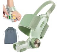 TENICORE Bunion Corrector, Stepless Adjustable Double Correction Big Toe Straightener, Toe Separator for Big Toe with 3 Different Angle Fixing Plate, Comfortable Bunion Splints for Both Feet, 1PCS
