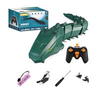 TENIREALX 2.4G Remote Control RC Snake Water Swimming Snake Toy with Dual Motor Drive, Waterproof Electric High Simulation Python Fish Boat for Adults Pool Lakes Outdoor Parks