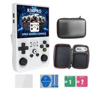 TENIREALX R36S PRO Retro Handheld Game Console, with 128G Built-in 22000+ Classic Games, 3.5-inch IPS Screen Linux System Portable Video Player
