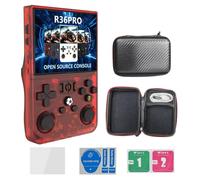 TENIREALX R36S PRO Retro Handheld Game Console, with 128G Built-in 22000+ Classic Games, 3.5-inch IPS Screen Linux System Portable Video Player