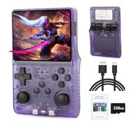 TENIREALX R40S Pro Retro Gaming Console, 30000 Games Handheld Video Game Player 3.5 IPS Display 256G TF Card with 45+ Emulators, Portable Video Games Player