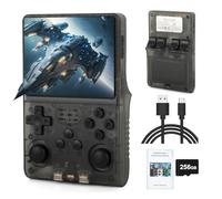 TENIREALX R40S Pro Retro Gaming Console, 30000 Games Handheld Video Game Player 3.5 IPS Display 256G TF Card with 45+ Emulators, Portable Video Games Player