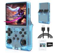 TENIREALX R40S Pro Retro Gaming Console, 30000 Games Handheld Video Game Player 3.5 IPS Display 256G TF Card with 45+ Emulators, Portable Video Games Player
