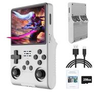 TENIREALX R40S Pro Retro Gaming Console, 30000 Games Handheld Video Game Player 3.5 IPS Display 256G TF Card with 45+ Emulators, Portable Video Games Player