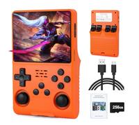 TENIREALX R40S Pro Retro Gaming Console, 30000 Games Handheld Video Game Player 3.5 IPS Display 256G TF Card with 45+ Emulators, Portable Video Games Player