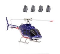 TENIREALX RC ERA A60 MINI Bell 206 RC Helicopter with 6-Axis Gyro, Optical Flow & Altitude Hold 1/42 Scale Flybarless Hobby Remote Control Aircraft for Adults RC Enthusiasts