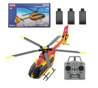 TENIREALX RC ERA C190 RC Helicopter for Adults & Beginners, 1/30 Scale 6CH Single-Rotor Flying Aircraft with 6 axis Gyro, Dual Brushless Motors & Optical Flow Positioning- RTF / 3 Battery