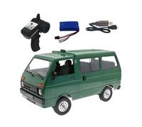 TENIREALX WPL D42 RC Drift Truck, 1/10 Scale Simulation Van Car 2.4G RTR Full Proportional Remote Control Vehicle Off-Road with LED Lights 260 Motor for Adult - RTR/1 Battery