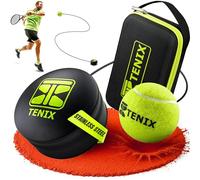 TENIX® Tennis Trainer Set [with Power-Grip System] Tennis Practice Device for kids & adults | Play tennis solo in the yard, park or court | Get your personal tennis buddy with rebound ball!