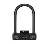 TenixLox Bike U-Lock,4 Digit Combination Bicycle Lock with Shackle,Waterproof and Rustproof,No Key,Anti-Theft U Lock for Bike or Motorcycle,Gate Yard,Warehouse,Travel