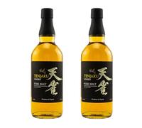 Tenjaku Pure Malt Japanese Whisky 70cl 2 x Bottles | 43% ABV | Premium Aged in Bourbon Casks | Smooth & Complex | Award-Winning | Perfect Whisky Gift from Japan
