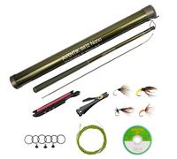 Tenkara Rods Pro IM12 Nano 6:4 Action Mini Sizes All Water Conditions Carbon Tube Quality Packaging Carbon Tubes Extra Spare Sections Included Tenkara Fly Rods
