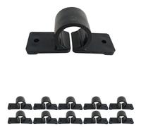 TenKe 25 Pack 2 Hole Pipe Clamp Strap for 1/2 inch PEX Pipe, CPVC, Copper Tubing Support (25PCS 1/2")