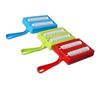 Tenlacum 1PC Plastic Hand-held Carpet Debris Cleaning Brushes Sofa Carpet Pet Hair Brush Multi-functional Dust Cleaning Tool