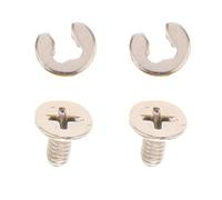 Tenlacum 2Pack Battery Back Cover Screws Bolt Washer Gasket Repair Part Compatible with Nintendo New 3DS XL LL Console