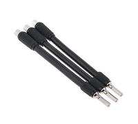 Tenlacum 3 Pieces 4mm Hex Flex Flexible Extention Screwdriver Drill Bit Holder Connecting Link Shaft Bits (132mm)