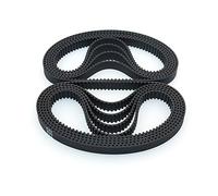 Tenlacum 3D Printer Timing Belt 200-2GT-6 Closed Loop Rubber Belt 200mm Width 6mm for 3D Printer (Pack of 10Pcs)