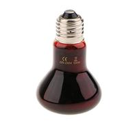 Tenlacum 40/50/60/75/100W Infrared Basking Spot Lamp Single Max Heat Reptile Red Bulb Light (100W)