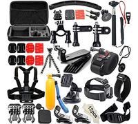 Tenlacum Accessories for Gopro,50-In-1 Action Camera Accessory Kit for GoPro Hero Session Action Camera Mounts with Case and Essentials Accessories Kits, Accessories Bundle in Outdoor Sports