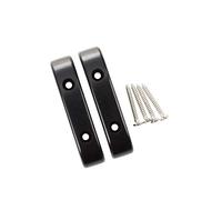 Tenlacum Black Thumb Rest Tug Bar Finger Pull for Bass Guitar(2pcs)