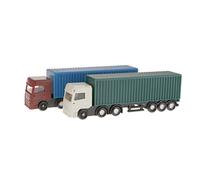 Tenlacum Model Container Truck Figure 1:100 HO Scale Building Scenery Layout (2 pieces)