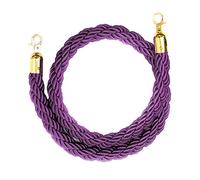 Tenlacum Rope for Barrier Stands 150cm, 200cm, 300cm | Rope Barrier Stand | Rope Barriers for Queue Management, Rope Barriers for Clubs and Cinemas - as described, (1.5m Purple)