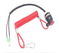Tenlacum Universal Boat Outboard Engine Motor Kill Stop Switch & Safety Tether Lanyard 27.5cm / 10.8 inch Long