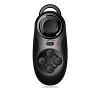 Tenlacum VR 3D Glasses Shutter Mini Wireless Bluetooth Game Controller Gamepad Joystick for Smart Phone, TV Tablet PC Game Controller + Cable