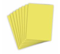 TENLITE 100 Sheets A4 Pastel Card 160gsm/250gsm - 100% Recycled Premium Coloured Paper for Printing, Photocopying, DIY Crafting, Scrapbooking & Stationery - (Yellow, 250 GSM)