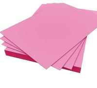 TENLITE 100 Sheets A4 Pastel Card 160gsm/250gsm - 100% Recycled Premium Coloured Paper for Printing, Photocopying, DIY Crafting, Scrapbooking & Stationery - (Pink, 160 GSM)