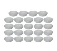 TENLITE 24-Pack Airtight Round Containers - Clear, Stackable Storage Boxes For 3D Printer Filament - Keep Spools Dry, Dust-Free & Organised - BPA-Free, Durable & Reusable - (1500ml (1.5Litre))
