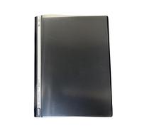TENLITE [25 PCS] A4 Plastic Report File Folders - Durable Presentation Folders with Transparent Cover and 2-Prong Fastener Closure, Ideal for Organizing Documents, Reports, Presentations - (Black)
