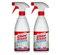 TENLITE 2x Elbow Grease Mould & Mildew Stain Remover Spray - 700ml | Powerful Bleach Formula | Removes Tough Mould Stains | Ideal for Bathrooms, Kitchens & Outdoor Surfaces