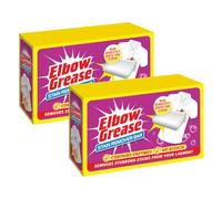 TENLITE 2x Elbow Grease Stain Remover Bar 100g - Pre-Wash Laundry Soap Treatment for Clothes, Fabrics & Upholstery - Tough on Grease, Ink, Oil, Blood & Grass Stains - Pre-Treatment Cleaning Bar