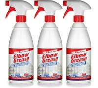 TENLITE 3x Elbow Grease Mould & Mildew Stain Remover Spray - 700ml | Powerful Bleach Formula | Removes Tough Mould Stains | Ideal for Bathrooms, Kitchens & Outdoor Surfaces
