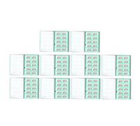 TENLITE Cloakroom and Raffle Tickets 1-1000 - Numbered Prize Draw & Tombola Tickets for Charity Events, School Fairs & Fundraisers - (GREEN)