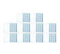 TENLITE Cloakroom and Raffle Tickets 1-1000 - Numbered Prize Draw & Tombola Tickets for Charity Events, School Fairs & Fundraisers - (BLUE)
