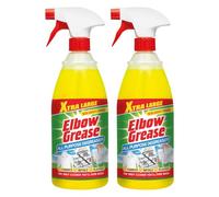TENLITE Elbow Grease All Purpose Degreaser/Heavy duty Degreaser/Mould & Mildew Stain Remover for Kitchens & Bathroom Surfaces, Outdoor, Vehicles & Fabrics - (2 x All Purpose 1L)