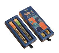 TENLITE Mini Tea Treasure Gift Set - Elegance in Every Sip - Whole Leaf Herbal Tea Sampler in Glass Tubes - Moroccan Mint & Magical Cinnamon - Eco-Friendly Gift for Women, Men, Friends & Tea Lover