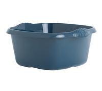 TENLITE NAVY Colour High Grade Plastic Dish Washing Up Bowl, Kitchen Basin Bowl Sink Tidy Organiser Wash Tub Space Saving For Home & Kitchen (32CM Square Bowl)
