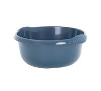 TENLITE Navy Colour High Grade Plastic Dish Washing Up Bowl, Kitchen Basin Bowl Sink Tidy Organiser Wash Tub Space Saving for Home & Kitchen (28CM Round Bowl)