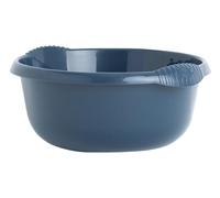 TENLITE Navy Colour High Grade Plastic Dish Washing Up Bowl, Kitchen Basin Bowl Sink Tidy Organiser Wash Tub Space Saving for Home & Kitchen (36CM Round Bowl)