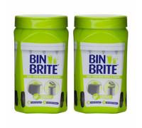 TENLITE (Set of 2) Bin Brite 500g Bin Odour Neutraliser Powder - Citronella & Lemongrass Deodoriser for Wheelie, Kitchen & Outdoor Bins - Absorbs Liquids, Eliminates Smells, Keeps Bins Fresh