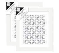 TENLITE (Set Of 2 - Elegant White Colour Photo Frame with Glass Front - Versatile Portrait & Landscape Display Frame with Wall Hook For Stylish Home Décor & Photo Showcasing - (WHITE, 8" x 10" Inch)