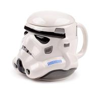 TENLITE The Original Stormtrooper Helmet Mug | Official Star Wars 3D Ceramic Coffee Cup with Lid | Collectible Novelty Tea Mug Gift for Men, Women, Toddlers & Fans.
