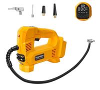 TENMOER Tire Inflator Air Compressor for Dewalt 20V Battery, 150PSI Portable Air Pump with Digital Pressure Gauge for Car,Motorcycle,Bicycle Balls (Too Only,No Battery)