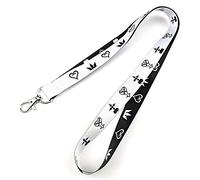 Tennada Lanyard Key ID Badge Holder, Kingdom Hearts, One size